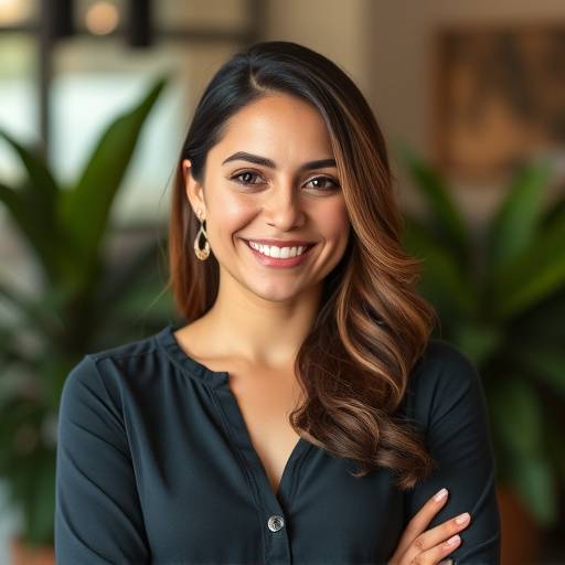 A professional photo of Emily Perez, an Ace Your Interview success story